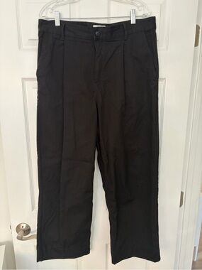 KOTN Men's Black Straight-Leg Pants